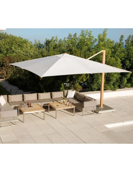 Barlow Tyrie 4NAC40S.302 Napoli 4m Square Cantilever Parasol