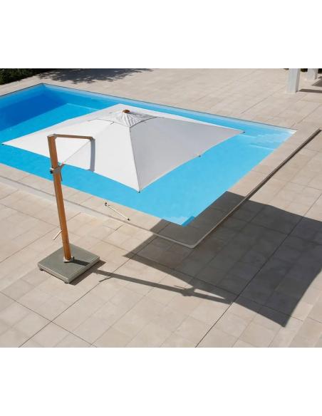 Barlow Tyrie 4NAC40S.302 Napoli 4m Square Cantilever Parasol