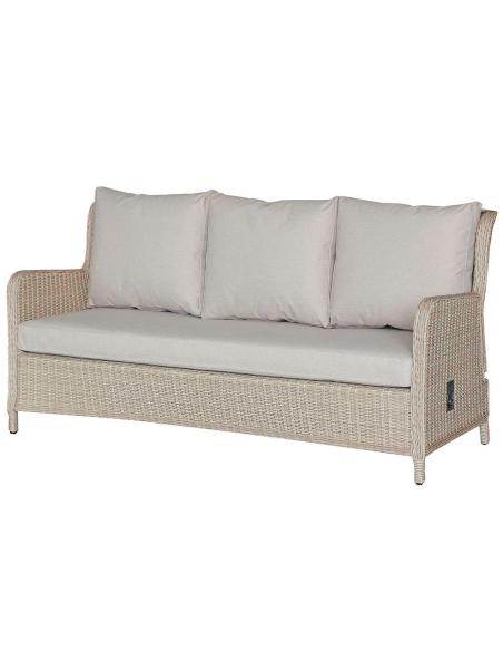 Bramblecrest Chedworth Sandstone Reclining 3 Seat Sofa, Sofa Chairs & Coffee Table