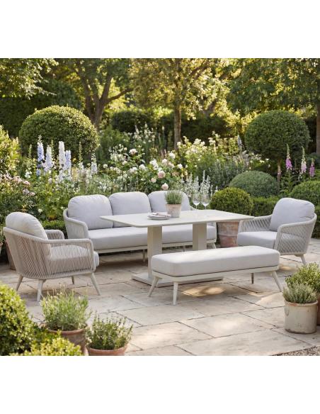 Bramblecrest Stockholm 3 Seat Sofa Set - Ivory