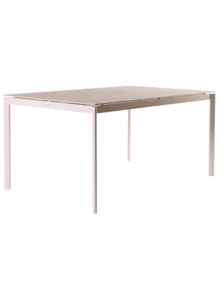 Barlow Tyrie Around 200cm Rectangular Table - Arctic White with Frost Ceramic Top