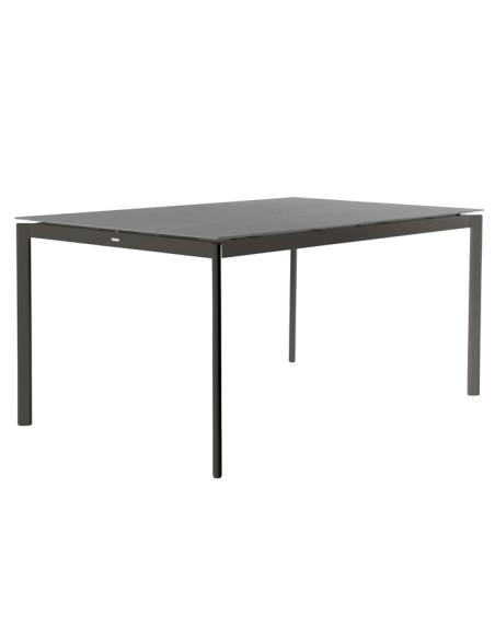 Barlow Tyrie Around 200cm Rectangular Table - Forge Grey with Dusk Ceramic Top