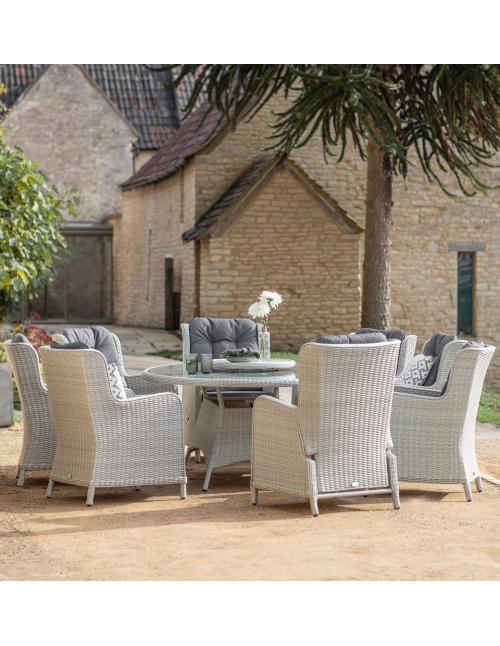 Bramblecrest Chedworth Dove Grey 8 Seater...