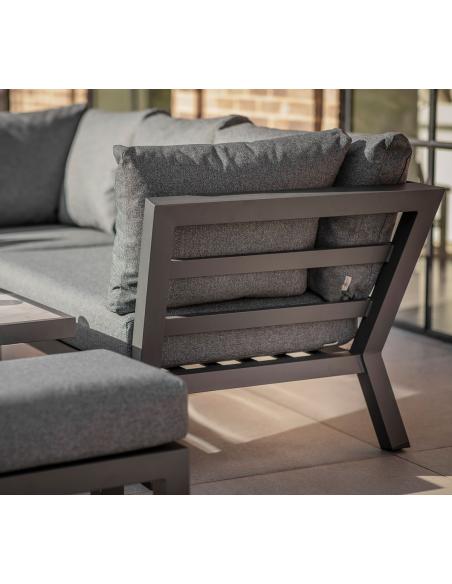 Bramblecrest San Marino Corner Sofa with Adjustable Table & Benches