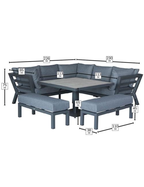 Bramblecrest San Marino Corner Sofa with...