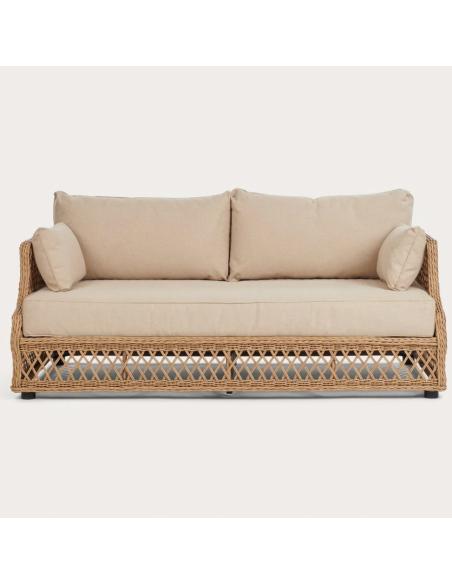 Neptune Longmeadow 4 Seater Wicker Garden Sofa Set with Round Coffee Table