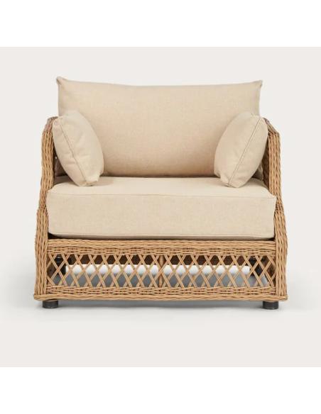 Neptune Longmeadow 4 Seater Wicker Garden Sofa Set with Round Coffee Table