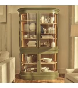 Neptune Henley Curved Glass Cabinet