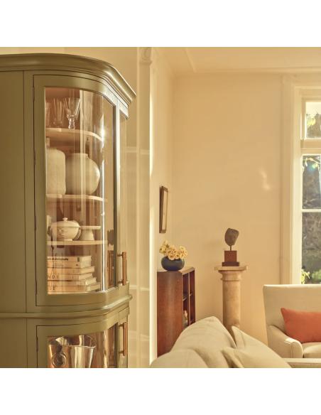 Neptune Henley Curved Glass Cabinet