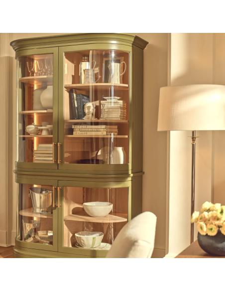Neptune Henley Curved Glass Cabinet