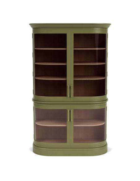 Neptune Henley Curved Glass Cabinet