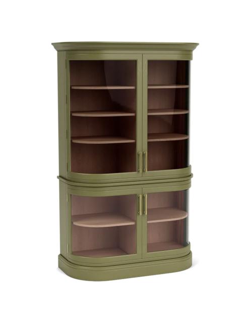 Neptune Henley Curved Glass Cabinet