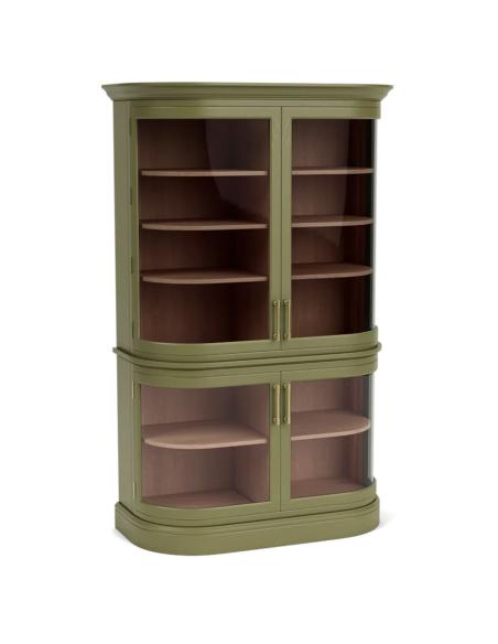 Neptune Henley Curved Glass Cabinet