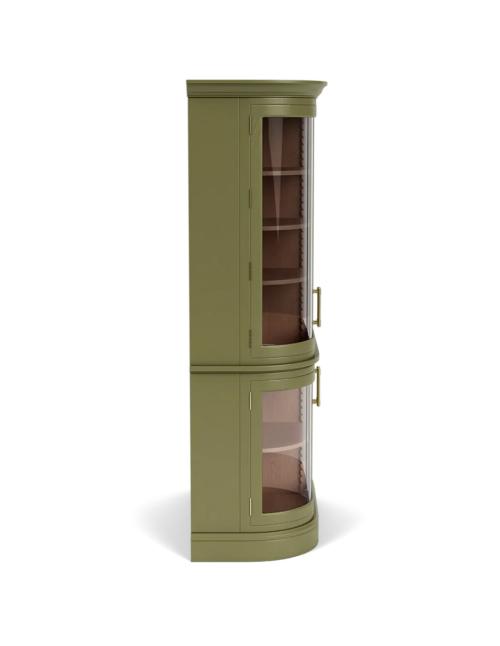 Neptune Henley Curved Glass Cabinet