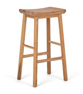Neptune Walcot Teak Outdoor Garden Bar Stool
