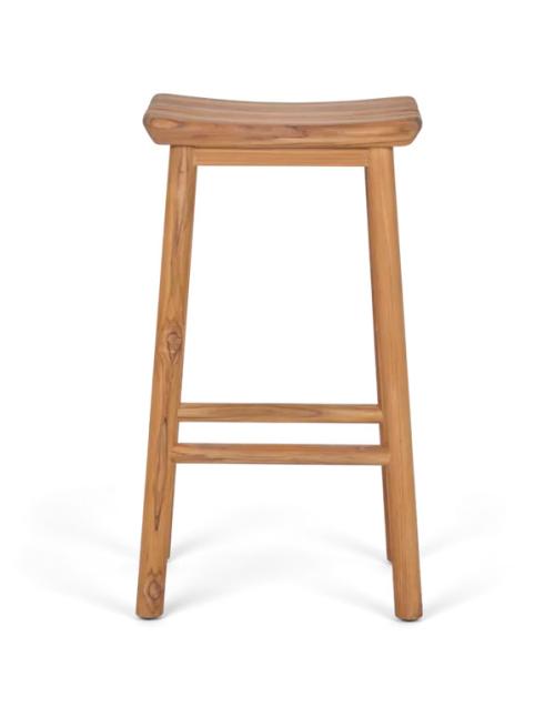 Neptune Walcot Teak Outdoor Garden Bar Stool