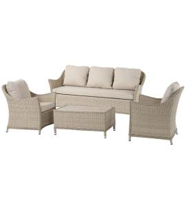Bramblecrest Monterey Sandstone 3 Seat Sofa Set