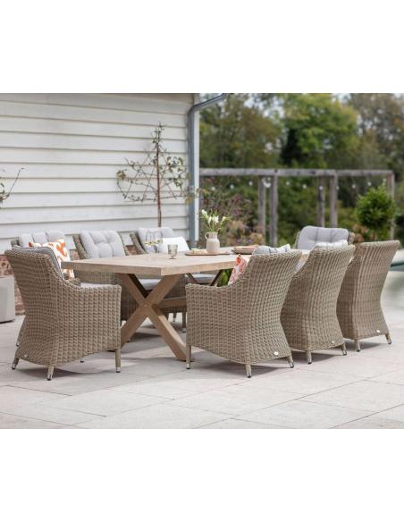 Bramblecrest Fairford Dining Armchairs (Set of 8) - Showroom Offer
