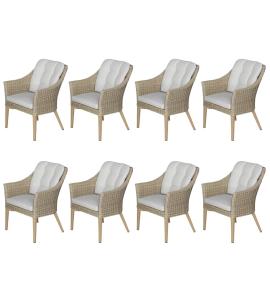 Bramblecrest Fairford Vogue Dining Chairs (Set of 8)