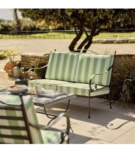 Neptune Cheltenham Sofa Set - Green Striped Cushions