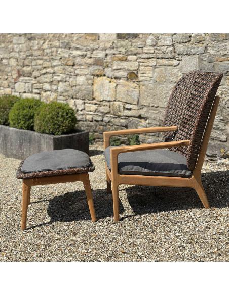 Gloster Kay High Back Lounge Chair with Ottoman – Showroom Ex Display Offer