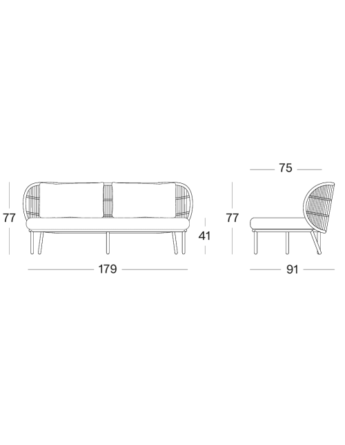 Vincent Sheppard Kodo Deep Sofa - Dune White