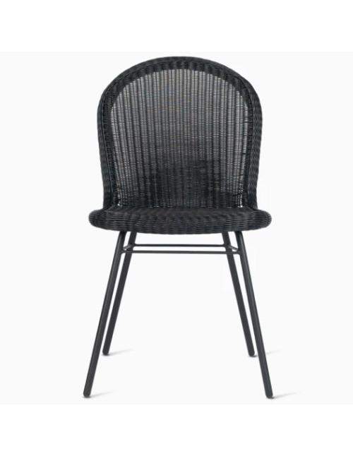 Vincent Sheppard Damien Dining Chair with Steel A Base - Black