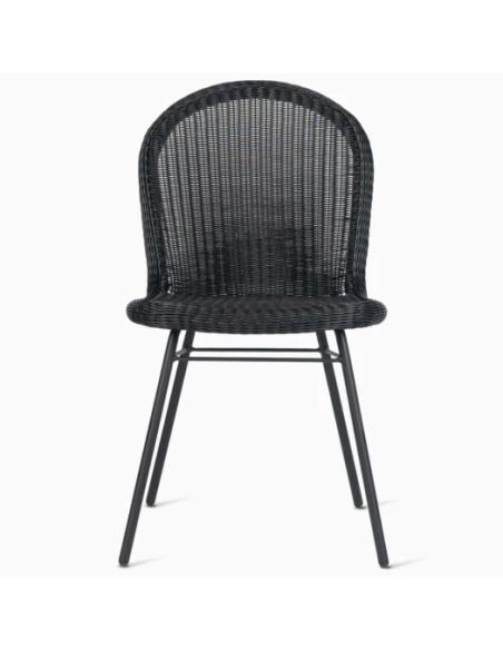 Vincent Sheppard Damien Dining Chair with Steel A Base - Black