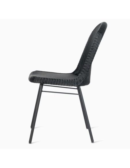 Vincent Sheppard Damien Dining Chair with Steel A Base - Black