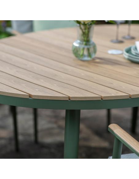 Bramblecrest RHS Wisley 6 Seater Elliptical Dining Set
