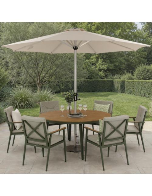 Bramblecrest RHS Wisley 6 Seater Round Dining...