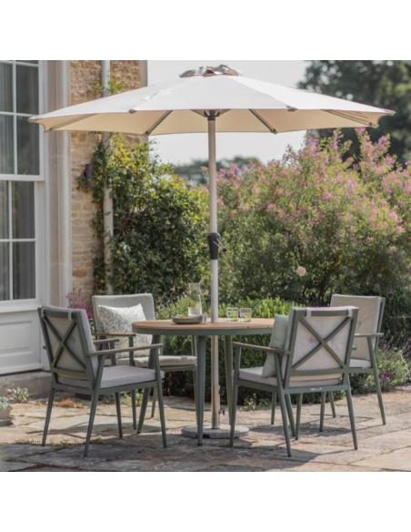 Bramblecrest RHS Wisley 4 Seater Round Dining Set