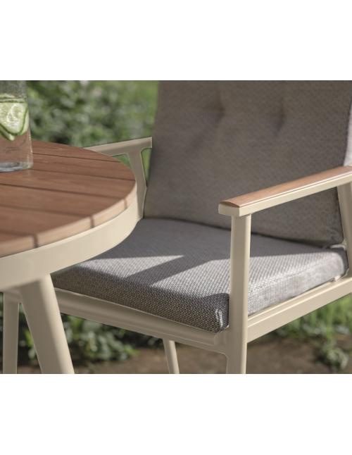 Bramblecrest RHS Wisley Bar Table Set - Mocha