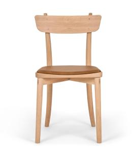Neptune Stirling Oak Dining Chair - Tan Leather