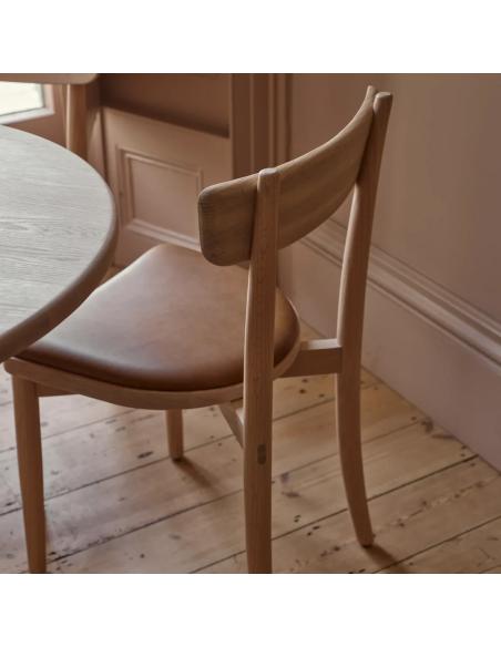 Neptune Stirling Oak Dining Chair - Tan Leather