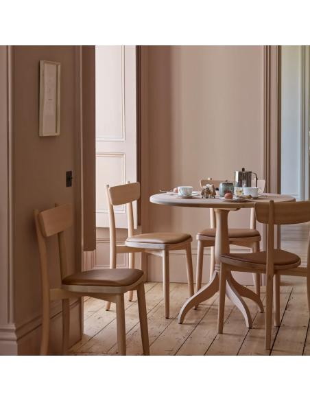 Neptune Stirling Oak Dining Chair - Tan Leather