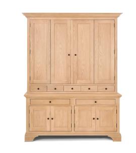 Neptune Henley 5ft Oak TV Dresser