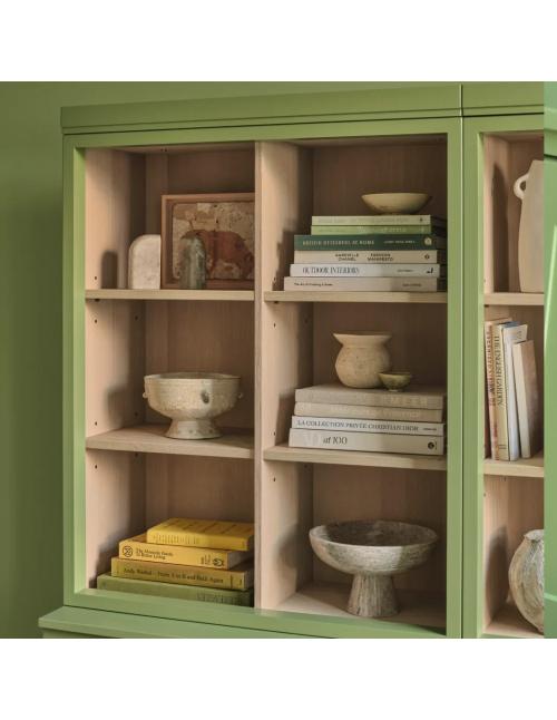 Neptune Chawton Double Bookcase with Sliding Doors