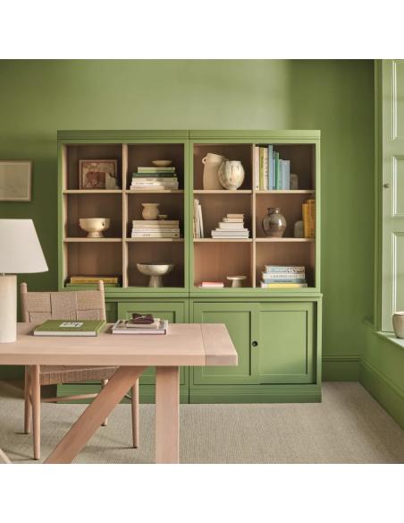 Neptune Chawton Double Bookcase with Sliding Doors
