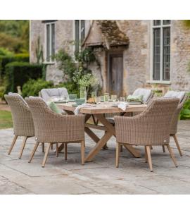 Bramblecrest Fairford Vogue 6 Seater Dining Set