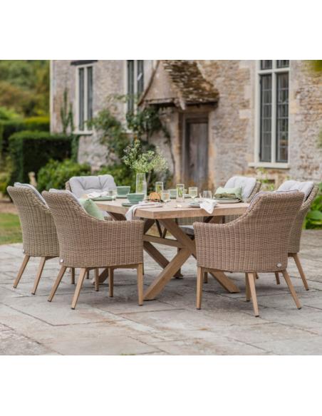 Bramblecrest Fairford Vogue 6 Seater Dining Set
