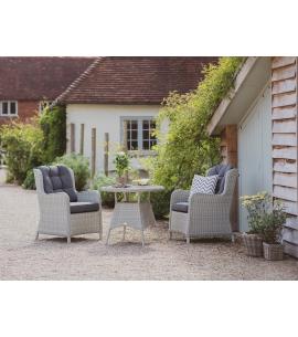 Bramblecrest Chedworth Dove Grey 2 Seater Dining Set