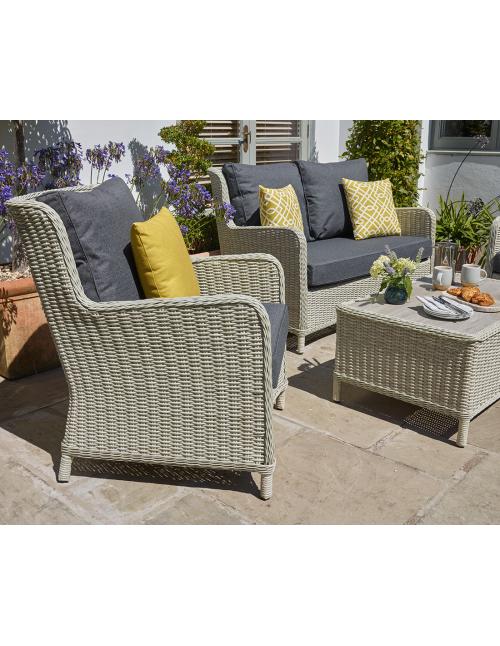 Bramblecrest Chedworth Dove Grey 2 Seater Sofa Set