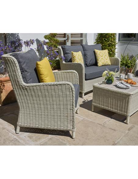 Bramblecrest Chedworth Dove Grey 2 Seater Sofa Set