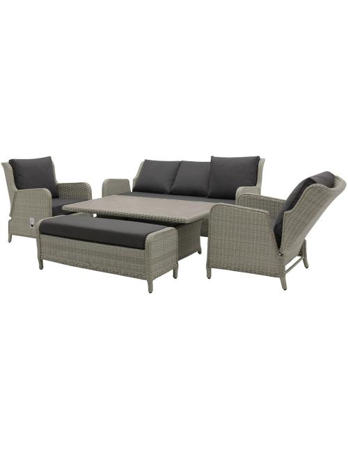Bramblecrest Chedworth Dove Grey 3 Seat...