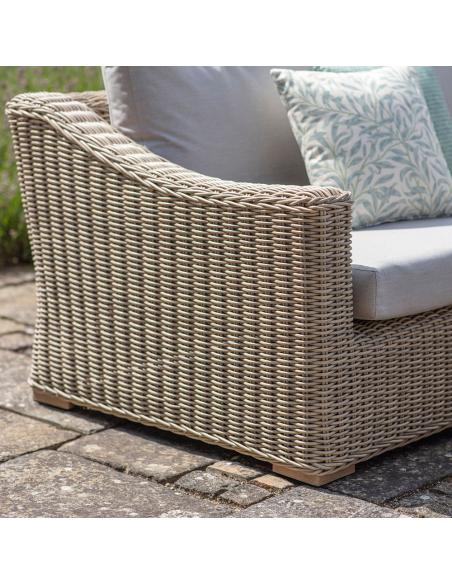 Bramblecrest Fairford L-Shape Sofa with Rectangle Piston Table, Bench & Chair