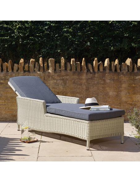 Bramblecrest Monterey Dove Grey Loungers (Set of 2)