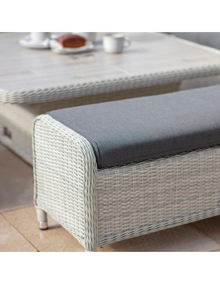 Bramblecrest Monterey Dove Grey Casual Dining Set with Square Adjustable Table