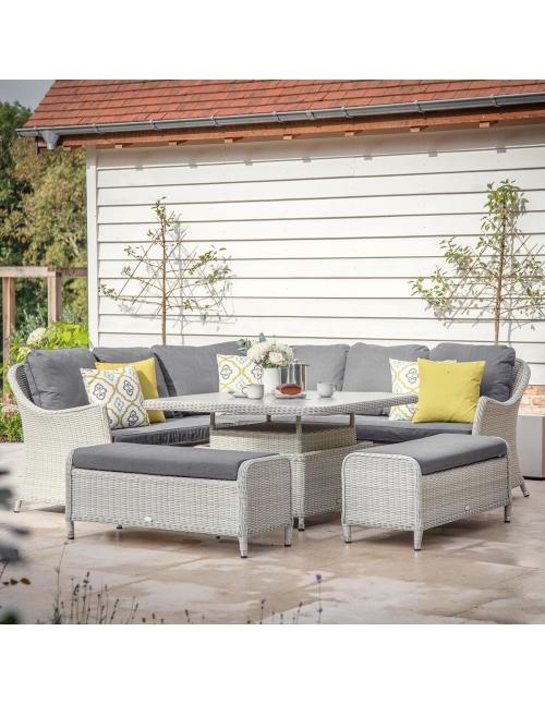 Bramblecrest Monterey Dove Grey Casual Dining...