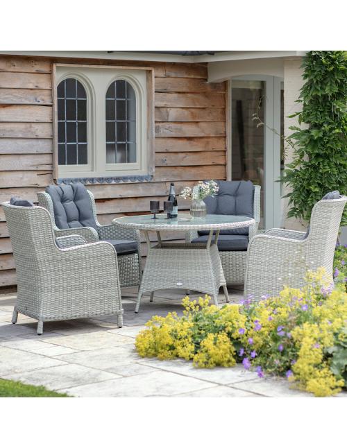 Bramblecrest Chedworth Dove Grey 4 Seater...